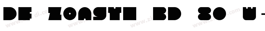 DF zongyi BD 80 w字体转换